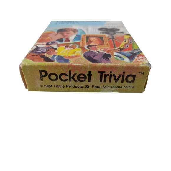 Hoyle Movie Trivia Game Pocket Trivia Card Deck 1984 Vintage - Picture 3 of 5